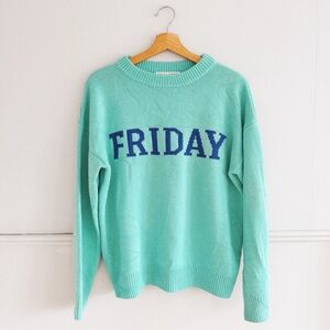 ENGLISH FACTORY > Weekday Motif Sweater